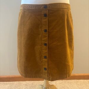 NWT J.Crew Corduroy Mini Skirt